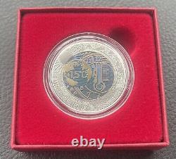 2023 Austria 25 Euro Silver & Niobium Coin Global Heating with COA