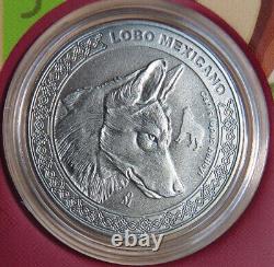 2023 MEXICO CITY ZOO centy. 7 BU ANIMAL NICKEL ed. Pcs. In folder + postal sheet