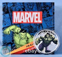 2023 Niue $2 1oz Silver Marvel Hulk Proof Coin