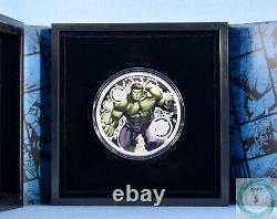 2023 Niue $2 1oz Silver Marvel Hulk Proof Coin