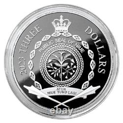 2023 Spinning Roulette Wheel 1.5 oz. 9999 Fine Silver Coin Niue