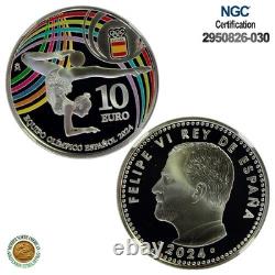 2024M Spain S10E Spanish Olympic Team NGC PF 70 UC Highest Grade