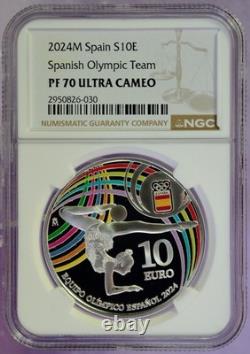 2024M Spain S10E Spanish Olympic Team NGC PF 70 UC Highest Grade