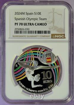 2024M Spain S10E Spanish Olympic Team NGC PF 70 UC Highest Grade