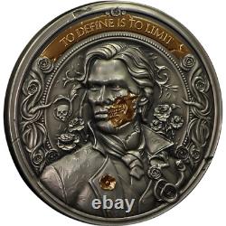 2024 2 oz THE PICTURE OF DORIAN GRAY (GILT) Silver Coin Niue