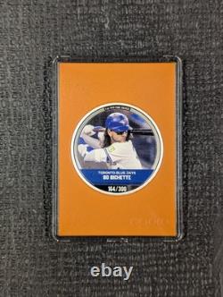 2024 Agoro Trading Coins MLB Bo Bichette 164/300 Topaz (Orange) 1 oz Silver Coin