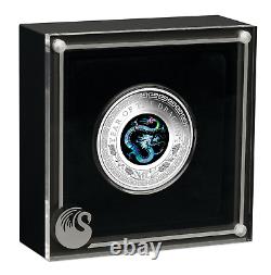 2024 Australia Opal Series Lunar Year of the Dragon 1oz Silver Proof $1 Coin