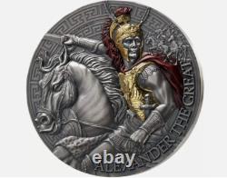 2024 Cameroon 5 oz Silver Great Commanders Alexander the Great NGC 70 FR