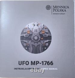 2024 Cameroon UFO MP-1766 7oz. 999 Silver Flying Coin