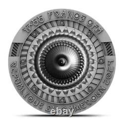2024 Cameroon UFO MP-1766 7oz. 999 Silver Flying Coin
