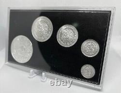 2024 Mexico Silver Libertad 5 Coin Set Bu 1 Oz To 1/20 Oz. 999 Fine Silver