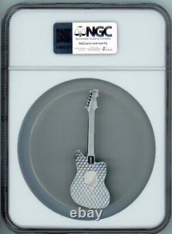 2024 PAMP 1oz Proof Fender Jaguar Silver Coin NGC 70 FR