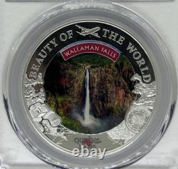 2024 PCGS MS70, 1oz. 999 Fine Silver, Beauty of the World, Wallaman Falls