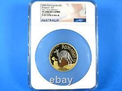 2024 P Australia, 2 Oz, Rev. Guilt, Kangaroo NGC Pf 70 Ucam Early Releases