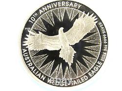 2024 P Australia, 3 Oz, Wedge-Tailed Eagle NGC Pf 70 Ucam Mercanti Sig FDOI