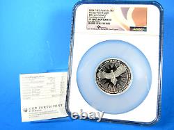 2024 P Australia, 3 Oz, Wedge-Tailed Eagle NGC Pf 70 Ucam Mercanti Sig FDOI