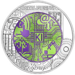 2025 Austria 25 Euro Silver & Niobium BU Coin Digitalization