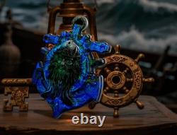 2025 Cameroon Pirates Anchor of Command Blackbeard 2 oz Silver UV Enameled Coin