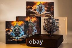 2025 Cameroon Pirates Anchor of Command Blackbeard 2 oz Silver UV Enameled Coin