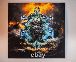 2025 Cameroon Pirates Anchor of Command Blackbeard 2 oz Silver UV Enameled Coin