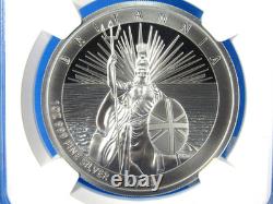 2025 G. Britain, 1 Ounce. 999 Silver Britannia NGC Pf 70 Ucam First Releases