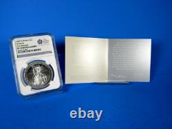 2025 G. Britain, 1 Ounce. 999 Silver Britannia NGC Pf 70 Ucam First Releases