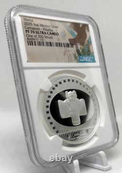 2025 Mexico Silver Proof Medal Camazotz Xibalba? 350 Minted? PF70 UCAM NGC