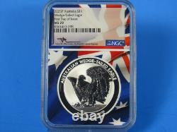 2025 P Australia, Wedge-Tailed Eagle NGC Mint State 70 Mercanti Sig FDOI