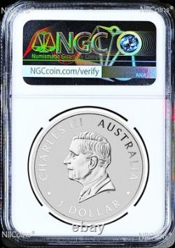 2026 Berlin Show WMF Kookaburra Silver NGC MS70 1oz $1 Coin Double AMPELMANN E