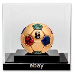 2026 Solomon Isl. Silver Gilded FIFA World CupT Ball Shaped Coin