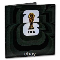 2026 Solomon Isl. Silver Gilded FIFA World CupT Ball Shaped Coin