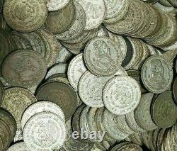 20 Large Silver Mexico Un Peso Coins! Silver From Mexico