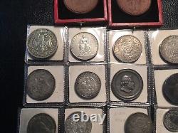 22 German Coins And Medals From A Old Collection Earliest 1859 See Photos