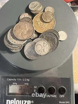 236 Grams Of Mixed Older Foreign Silver Coins From Different Countries Lot#20
