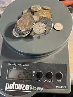 236 Grams Of Mixed Older Foreign Silver Coins From Different Countries Lot#20