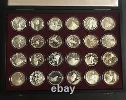 24 x $50 Marshall Islands US Space Flight Troy Oz. Silver in case (see note)