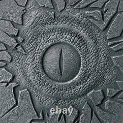 2 oz Silver Coin 2024 Cameroon Lost World Tyrannosaurus Rex T-Rex Antiqued