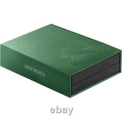 2 oz Silver Coin 2024 Cameroon Lost World Tyrannosaurus Rex T-Rex Antiqued