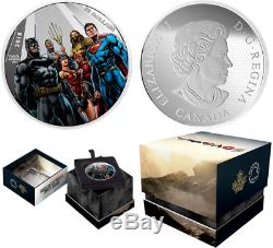 $30 2oz Fine Silver Coin'THE JUSTICE LEAGUE THE WORLDS GREATEST SUPER HEROES