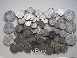 338.5 Grams of British and World Silver Coins (Scrap/Collect)