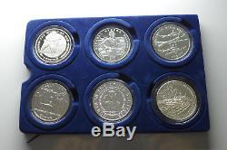 36 World War 2 Themed Silver Coins from the Mid to late 90s