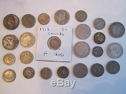 3.35 Oz Of Silver Coins 90% Silver World Wide Unsearched