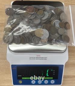 3 lbs Bag Mixed World Coins Vintage Circulation With Silver Observed