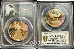 3 limited coins 2020 World War II v75 American Gold, Silver & Uncirculated Eagle