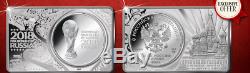 3 oz Silver Coin and Bar FIFA World Cup 2018 Russia