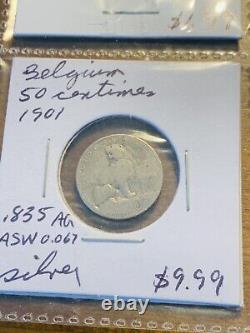 $40 Off World Coins A to Z Silver Australia Bahamas Bahrain Bangladesh Belgium