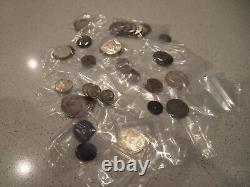 47 Vintage Belgian Coins Some Are Silver See Photos
