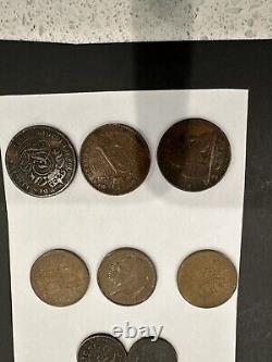 47 Vintage Belgian Coins Some Are Silver See Photos