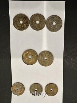 47 Vintage Belgian Coins Some Are Silver See Photos