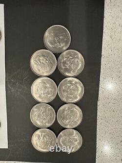 47 Vintage Belgian Coins Some Are Silver See Photos